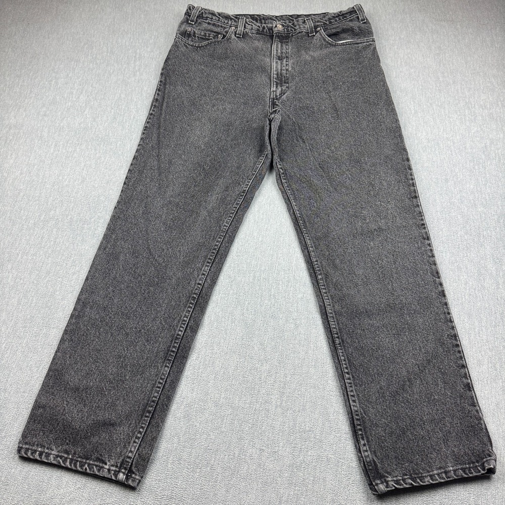Vintage Levis 540 Jeans Mens 38X32 Fit 36X31 Black Stonewash Made In USA 90'S